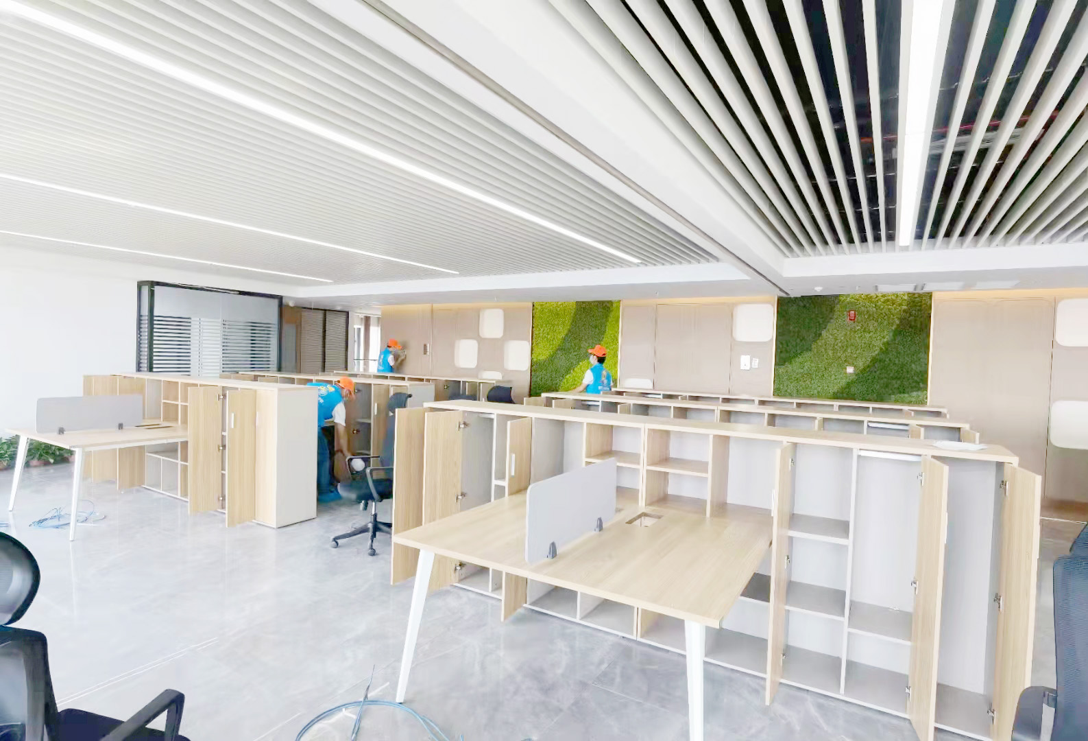 太原地鐵中心辦公區桌椅施工治理 太原地鐵中心辦公區桌椅施工治理