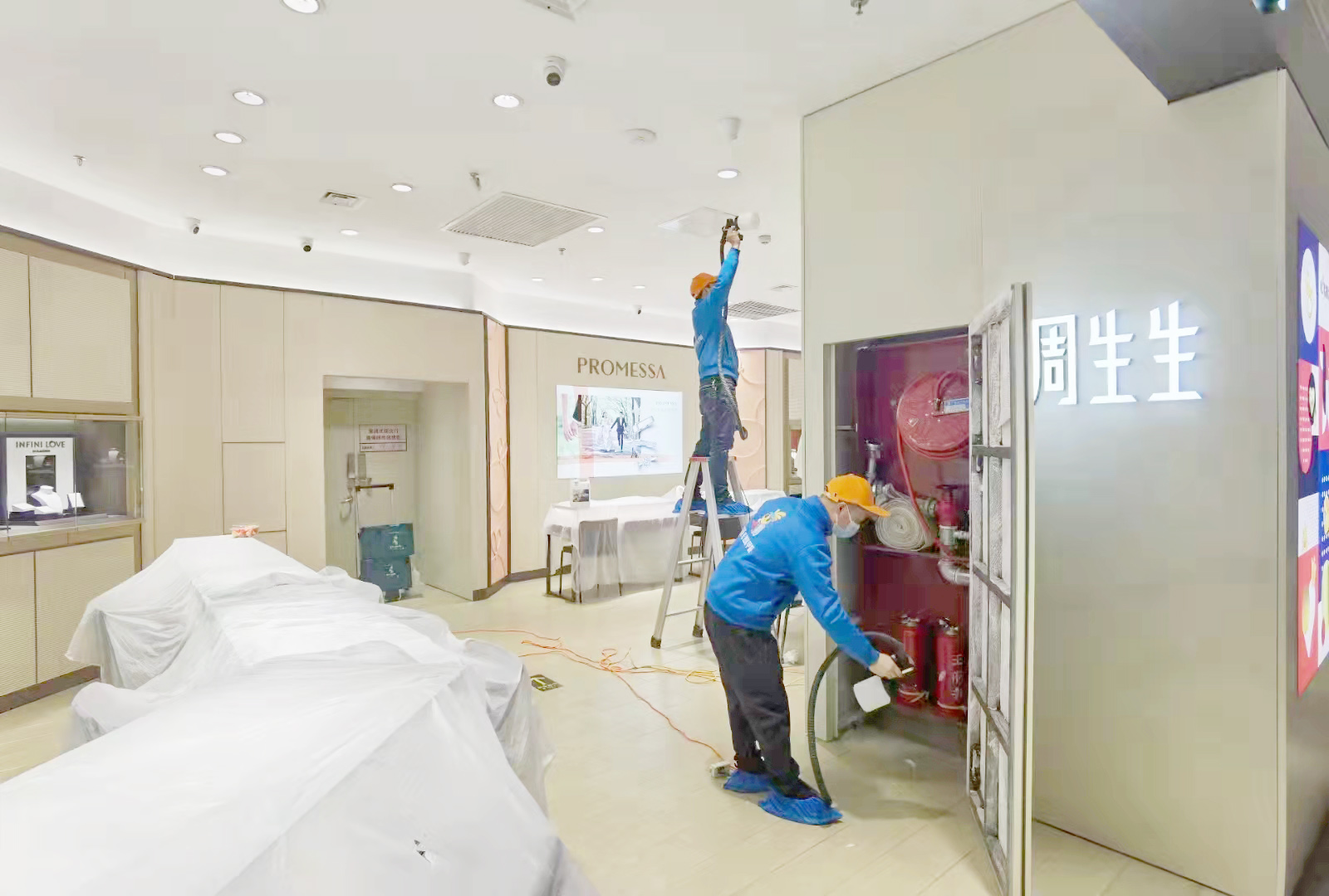 店面頂面噴槍施工治理 店面頂面噴槍施工治理