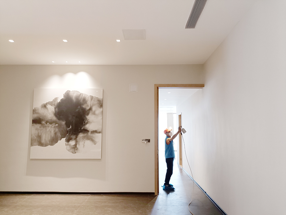 酒店過道墻面噴槍施工治理 酒店過道墻面噴槍施工治理