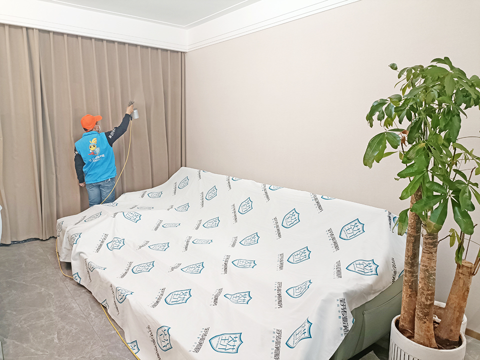 臥室布藝窗簾精細化噴涂治理 臥室布藝窗簾精細化噴涂治理