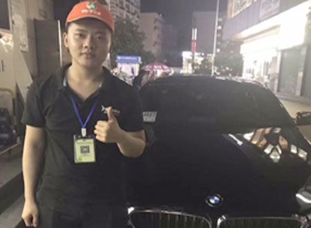 寶馬越野車內空氣治理施工案例