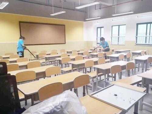 西咸新區(qū)第一小學(xué)除甲醛施工